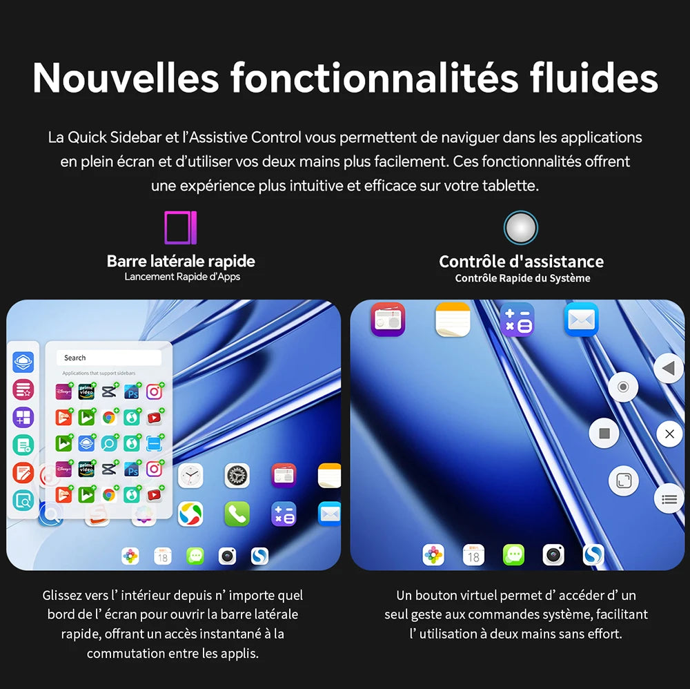 Teclast T65 Android 16 Tablet 13.4 inches 120Hz Max. 26GB RAM 256GB ROM T7280 8 cores 1920x1200 4G LTE 13MP + 5MP 10000mAh