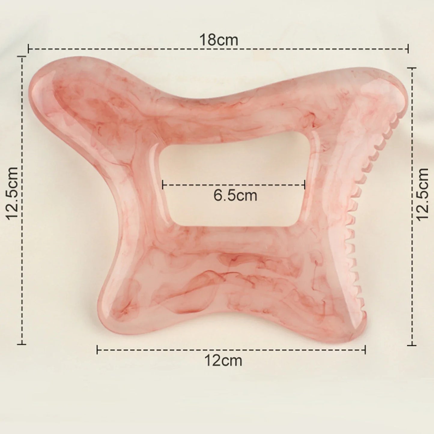 Resin Body Gua Sha Tool Large Gua Sha Body Tool Cellulite Massage Tool Lymphatic Drainage Tool for Face, Back Body Shaping Tools