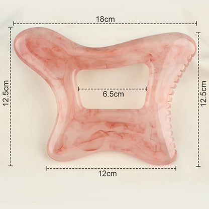 Resin Body Gua Sha Tool Large Gua Sha Body Tool Cellulite Massage Tool Lymphatic Drainage Tool for Face, Back Body Shaping Tools