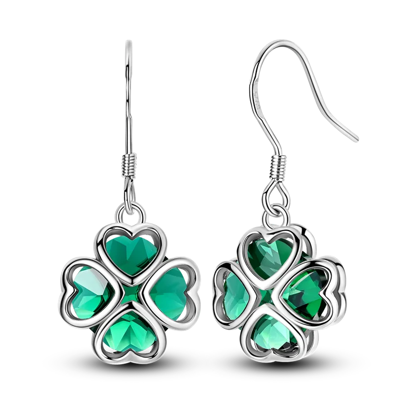 925 Sterling Silver Earrings Jewelry Hoop Flower Ear Studs Campanula Sparkling Pave Earring Wedding Gift For Women Anniversary