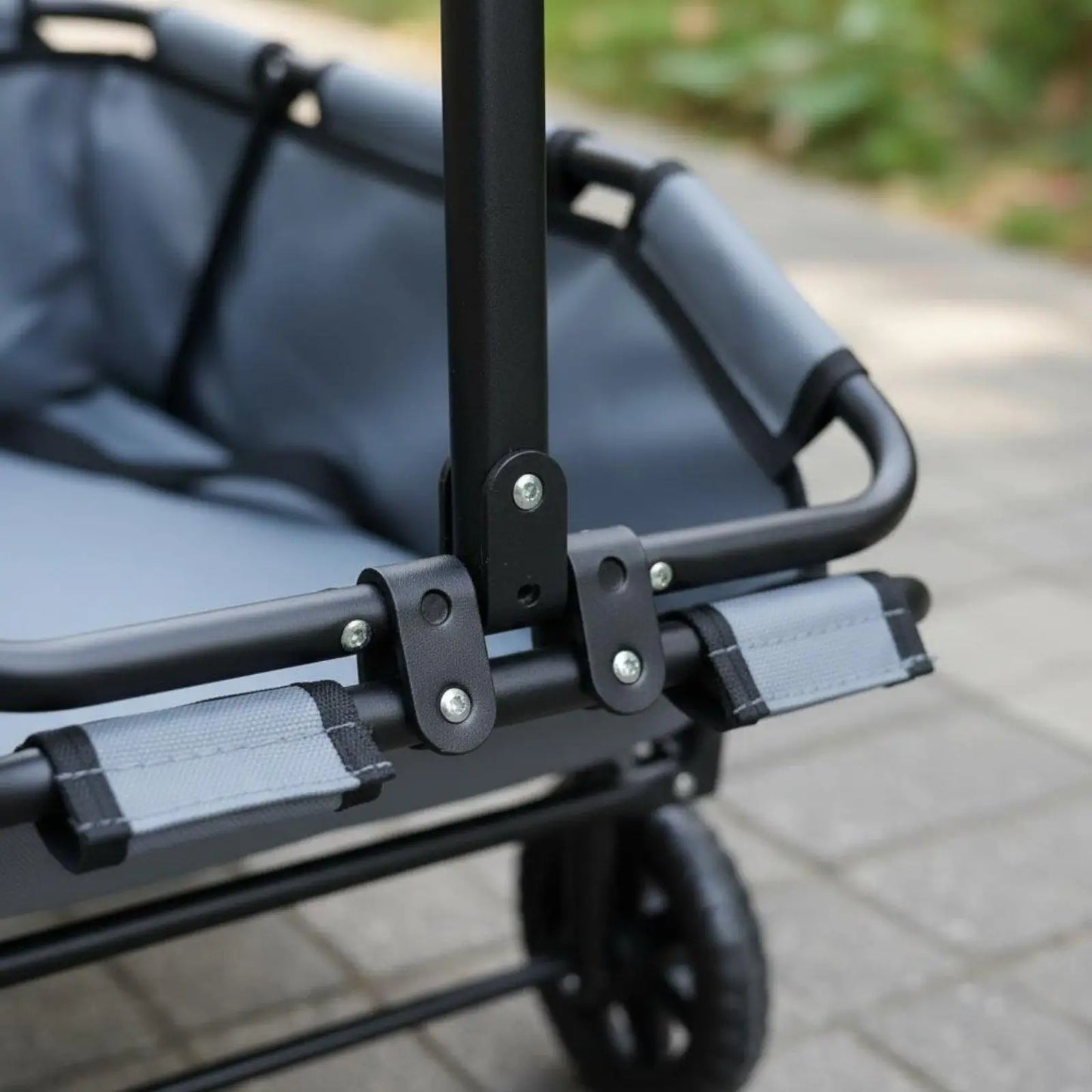 Folding Travel Cart Pet Moving Carrier Foldable Dog Trolley Stroller for Small Dogs Cats Travel and Shopping