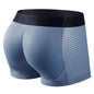 Men Trunks Built-in Fake Butt Hip Lifter Enhancer Shorts Boxer Briefs Padded Underwear Shapewear Underpants Nylon  Breathable