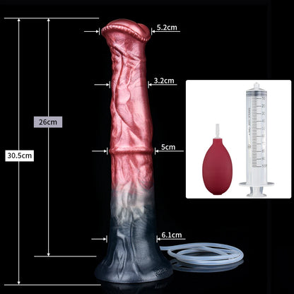 NNSX Horse Squirting Anal Plug Dildo Ejaculation Penis with Strong Sucker G-spot Stimulation Silicone Erotic Sex Toys For Woman