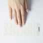 16/18/20Tips Semi-Cured Gel Nail Strips Adhesive Full Cover Stickers for Nails UV Lamp Need Press On Nails Fashion Manicure