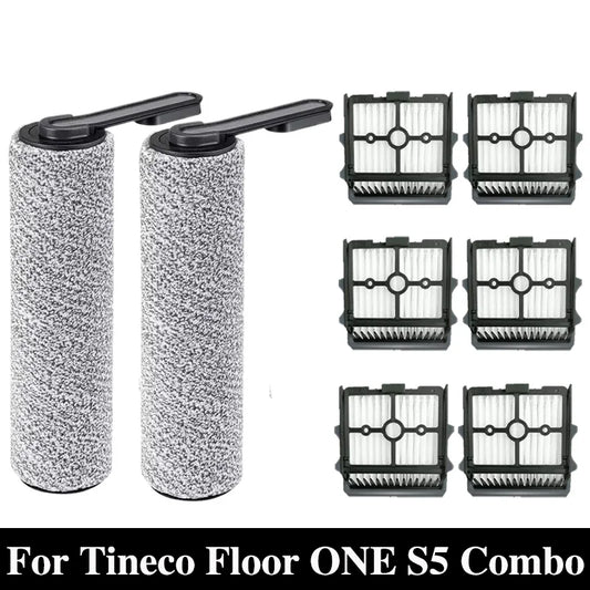 For Tineco Floor ONE S5 Combo Cordless Wet Dry Vacuum Cleaner Accessories Brush Roller And HEPA Filter Replacement Spare Parts