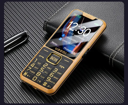 YEEMI K3 4G Feature Keypad Phone 2.6 Inch Dual SlM Big Button Loud Volume for Elderly 2500mAh FM Radio Hebrew Keyboard SOS Video
