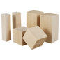 6/10/50Pcs Basswood Carving Block Natural Cork DIY Wood Crafts Portable Carving Art Supplies Suitable for Beginners/Craft Lovers