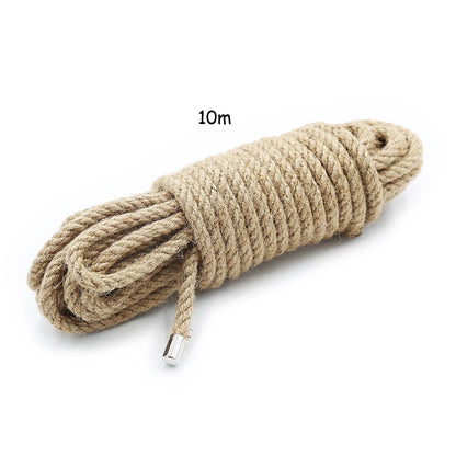 10m Shibari Bondage Rope,Soft Jute for Japanese Rope Art,Skin-Friendly for Beginners,Natural Color Skin-Safe Jute Couples Play
