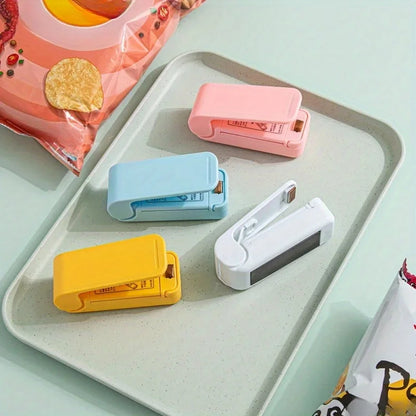 Mini Heat Bag Packaging Sealer Portable Plastic Bag Clip Sealing Machine Food Storage Seal Snack Sealing Kitchen Gadgets