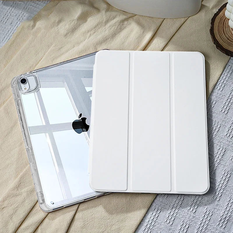 With Pencil Holder Case for iPad A16 A19 12th 11th 2026 Air11 13 Air8 M4 M3 M2 Pro11 12.9 13 M4 M5 Air4 5 10 9 8 7 9.7 10.2 10.5