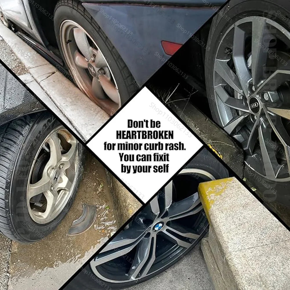 For LEXUS RX Touch Up Paint Wheel Repair Kit Quick And Easy Wheel Scratch Repair Rim Paint For Car Wheel Repair Silver Black