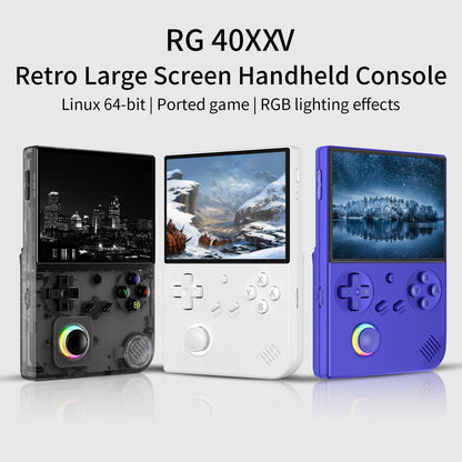 Anbernic RG40XXV Retro Handheld Game Console 4'' IPS Screen Linux RGB Joystick Video Player Supports 5G WIFI Streaming HD-Output