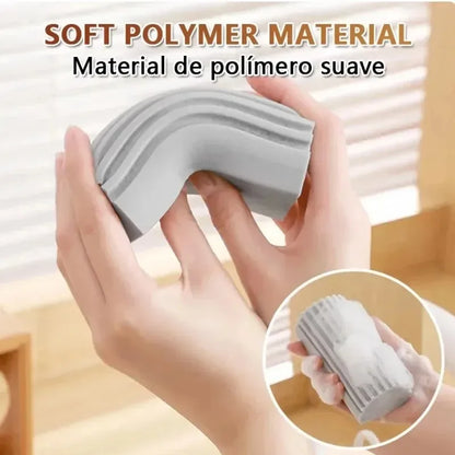 Car Cleaning Sponge 11.5x5.5x4.3 cm Multipurpose Groove Detail Brush Can Also Be Used For Blinds Sofas Armrests  Window Tracks
