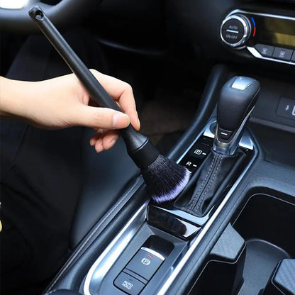 Ultra-Soft Detailing Brush Super Dense Auto Interior Detail Brush With Synthetic Bristles Car Dashboard Duster Brush
