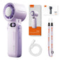 Portable Handheld Fan Strong Wind 199 Gear Wind Speed LED Digital Display Adjustable Outdoor 3-in-1 Handheld Fan 8000mAh F5PRO