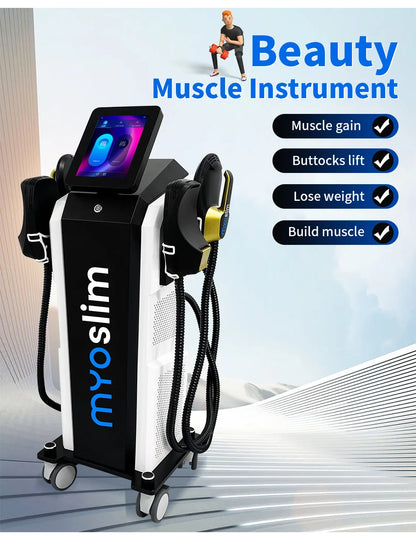 EMS Body Sculpt Machine RF Sculpting Weight Loss Burning Fat Slimming Muscle Equipment Stimulation 6500W HI-EMT MYOslim
