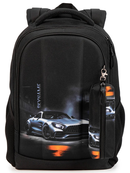 Brand School Bag for Boys Multifunctional Cartoon Pattern Kids Satchels Orthopedic Waterproof Backpack Children Student Mochila
