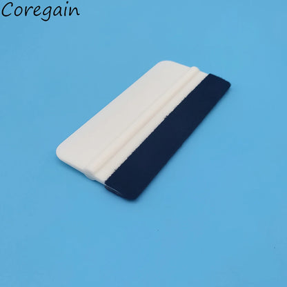 10x4.5cm  Felt Fabric Cloth Suede Card Squeegees Carbon Fiber Vinyl Car Wrap No Scratch Scraper Window Tint Tools