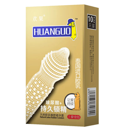 0.01 Ultra Thin Condoms For men Ejaculation delay Ice Hot Feeling Latex Condom Penis Sleeve  Vaginal Stimulation dult sex toys
