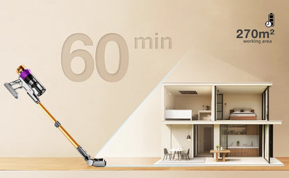 Daccormax 65KPa Cordless Stick Vacuum,Stick Vacuum with Smart Touch Screen,3-Speed Adjustable,Powerful Cleaning for Home