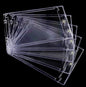 1/5/10PCS Clear Card Holder Magnetic Attraction Type Gaming Sports Trading Card Display Case Kpop Idol Photo Protective Sleeves