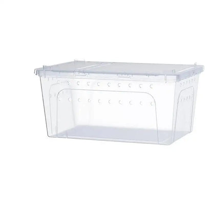 Hot Sale Clear Plastic Reptile Terrarium Ventilated Breeding Box For Lizards Snakes And Small Pets