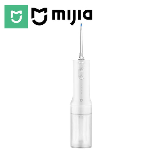 MIJIA Electric Oral Irrigator Upgraded version – Ultrasonic, 90-Day Gentle Use,Water Flosser Dental, 3 Modes, 200mL Tank