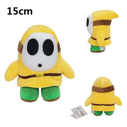 Cartoon Plush Toy Bullet Bill Shy Guy Waluigi Wario Donkey Kong King Boo Spiny Dry Bones Anime Stuffed Doll Peluche Toys Gift