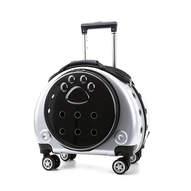 Pet Luggage, Transparent Space Capsule, Multi-purpose Backpack, Cat Bag, Large Capacity, Two Portable Small Dogs, Outdoor Bag