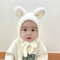 Cartoon Baby Plush Hat Winter Warm Infant Beanie Cap with Ears Autumn Cute Solid Color Kids Boy Girl Earflap Hats Bonnet Gorras