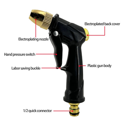 GOUN HOSE Garden Water Spray Gun High Pressure Water Gun Foam Water Bottle Spray Car Wash High Pressure Sprayer Watering Nozzle