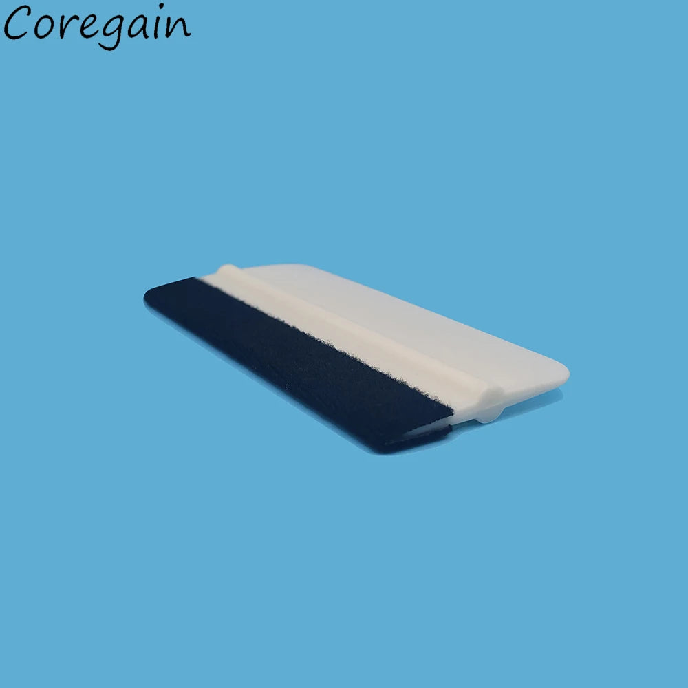 10x4.5cm  Felt Fabric Cloth Suede Card Squeegees Carbon Fiber Vinyl Car Wrap No Scratch Scraper Window Tint Tools