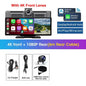 Srnubi 10.26" Dash Cam Rearview Carplay Android Auto 4K DVR Navigation Player Dual Len Recorder Dashboard WIFI BT