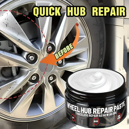 Wheel Repair Polish Paste, Tire Scratch Remover Wax, Wheel Care Cream for All Wheels, Car Maintenance & Restoration Supplies