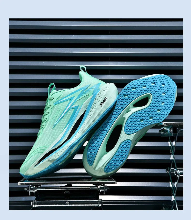 Men Running Shoes Speciality Marathon Sports Shoes Breathable Lightweight Carbon Board Women's Trend Athletic Sneakers Women