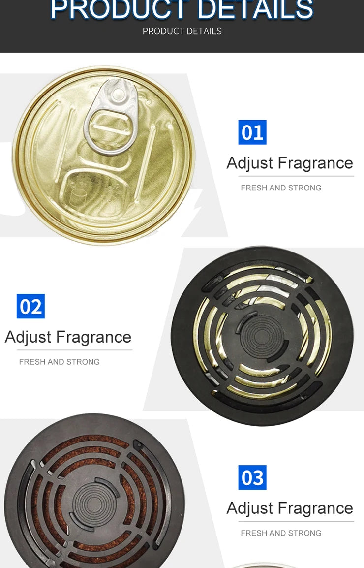 Best-selling Wooden Block Canned Car Aromatherapy, Fragrance Paste, Deodorizing Air Freshener, High-end Solid Perfume