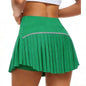 Fashion New Summer Sports Shorts Women Pleated Mini Skirt Anti Glare Short Skirt Running Outdoor Fitness Breathable Tennis Skirt