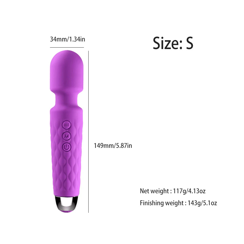 Wireless Dildos AV Vibrator Magic Wand for Women Clitoris Stimulator G Spot Massager Vibrator Female Masturbator Adult Sex Toys