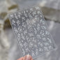 Shell Light Nail Stickers Small Fresh White Bow Ribbon Nail Charms Stickers Self Adhesive Nails 3D Decorations Parts DIY Decals