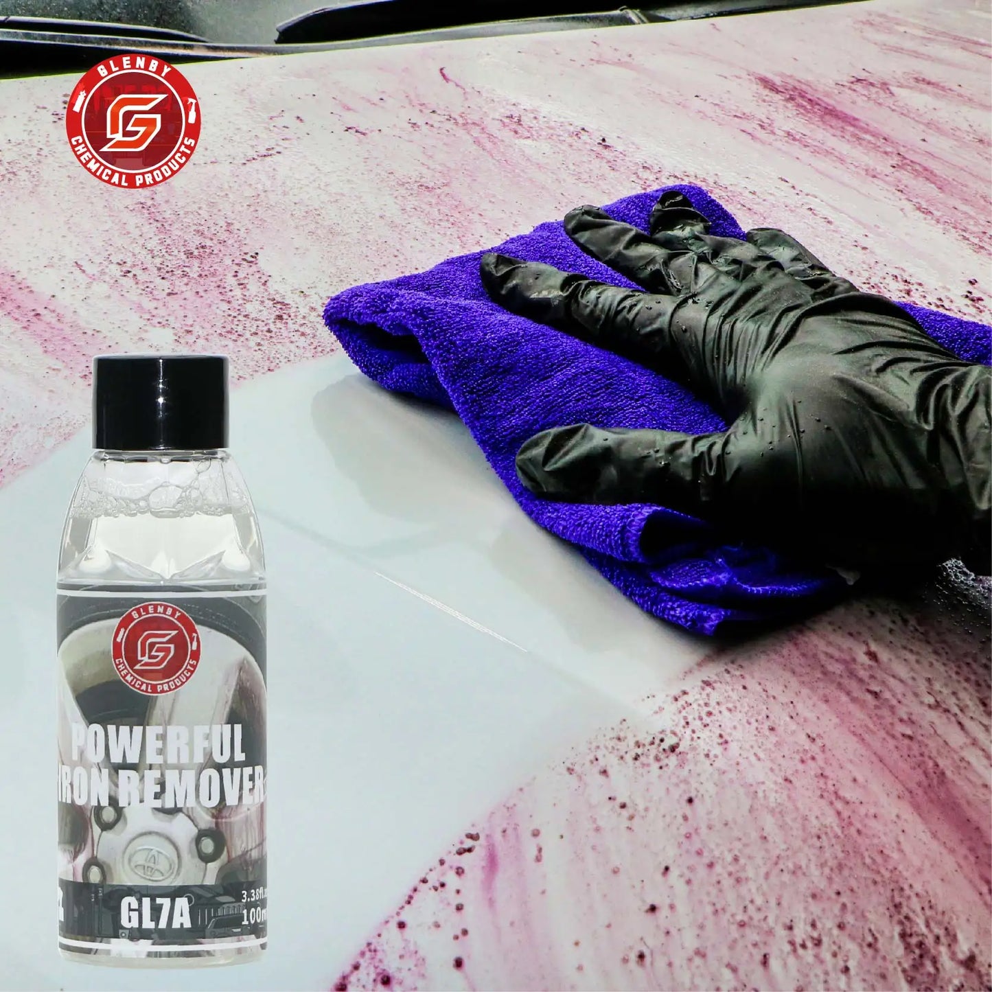 100ml Wheel Paint Iron Remover Spray Technology Professional Dust Rim Rust Cleaner Auto Detail Chemical