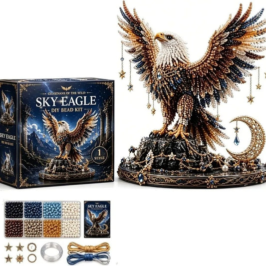 3D Design Animal Guardian Beading Kit Animal Shape Handmade DIY Beadwork Craft Kit Material Package with Colorful Beads