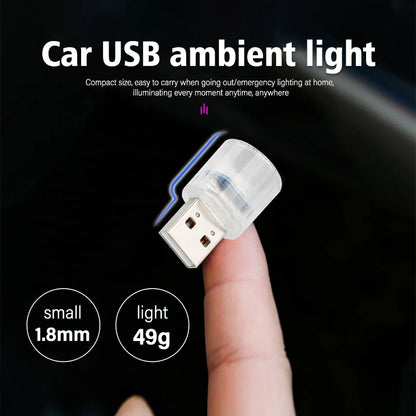 For Alfa Romeo Mini USB LED Car Light Auto Interior Atmosphere Light Emergency Lighting Light 159 Giulietta Giulia 147 Mito 156
