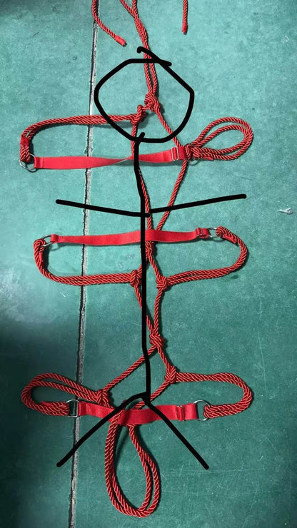 Women’s Rope Body Harness Belt  BDSM Bondage Lingerie Adjustable Chest Straps Fetish Intimate Adult Products Sex Toy Clothing