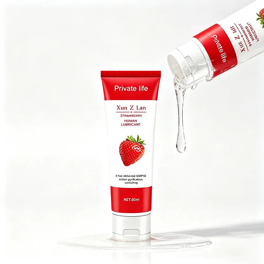 Fruit Water-Soluble Lubricantion Water Based Gel Lubricats Sex intimate For Adults Men Women Gay body Sexy Strawberry Fragrance