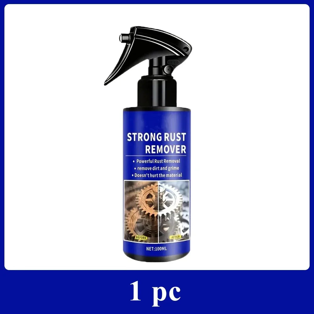 Quick-Acting Car Rust Remover Spray - Care for Auto Exhaust Pipes & Wheel Hubs, Metal Iron Powder Cleaner