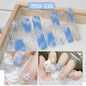 1PC Gel Nail Sticker Patch Slider Flower Gradient Color Back Glue Full Cover Waterproof Gel Nail Sticker UV Lamp Curing Manicur