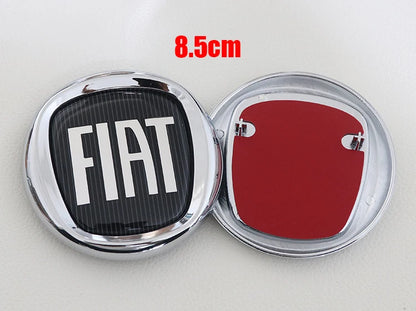 1pcs 3D 9.7cm 8.5cm 7.5cm ABS Car Front Logo Front Grill Rear Bumper Tail Door Trunk Emblem Sticker Styling Accessories For FIAT