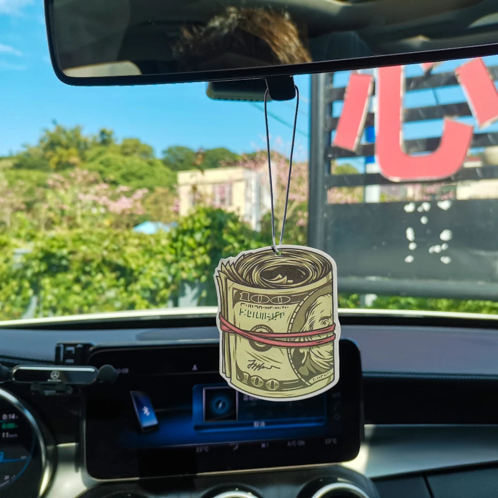 JDM Car Modification Culture Air Freshener Pendant Cool Girls Rear View Mirror Aromatherapy Pendant Car Decorations