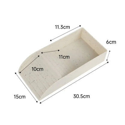 Dish Plastic Turtle Food and Water Bowl Tortoise Accessories for Basking Feeding Bathing