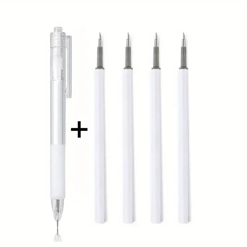 1+4PCS/5PCS Pen Knife Mini Pressing Engraving Pen Ins Mini Account Sticker Art Knife Paper Art Knife Pen Cutting Paper Knife